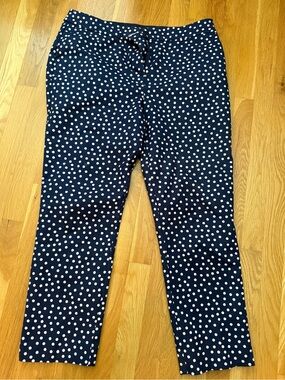 Super cute Boden light pink and navy pants. 12